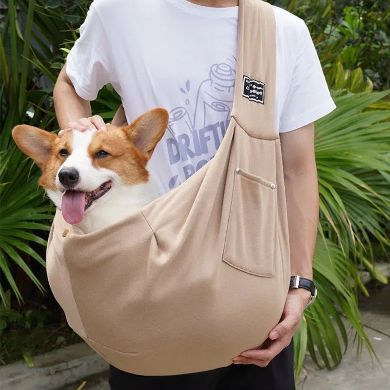Pet Crossbody Shoulder Bag – Portable Sling Carrier
