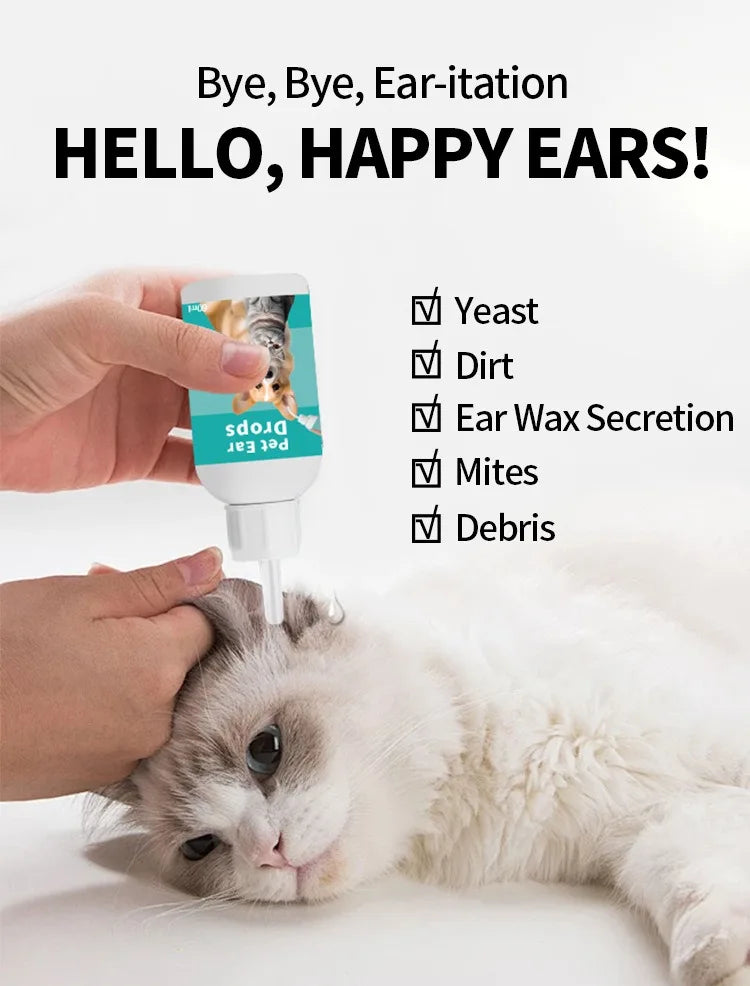 Pet Ear Wash Solution – Cats & Dogs