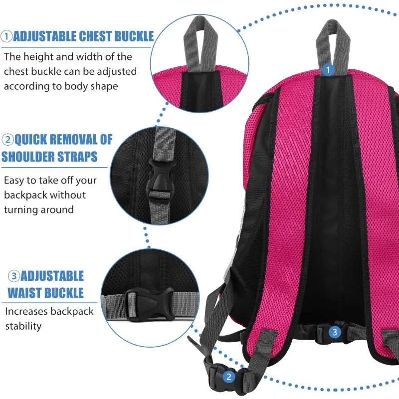 Double Shoulder Pet Carrier Backpack – Front Mesh Bag