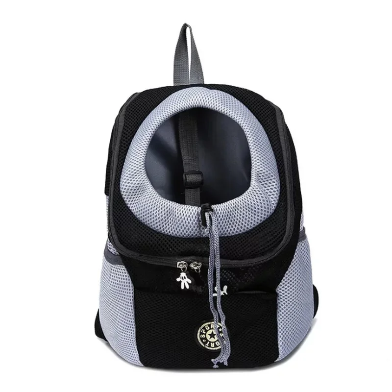 Double Shoulder Pet Carrier Backpack – Front Mesh Bag