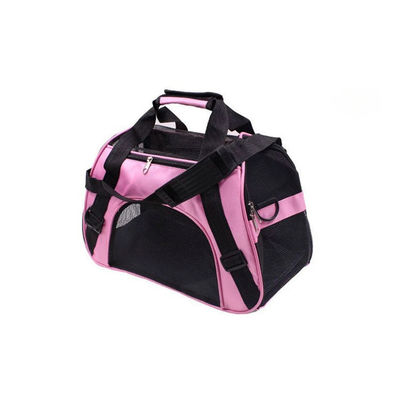 Portable Pet Carrier Bag – Breathable Travel Handbag
