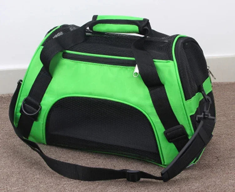 Portable Pet Carrier Bag – Breathable Travel Handbag