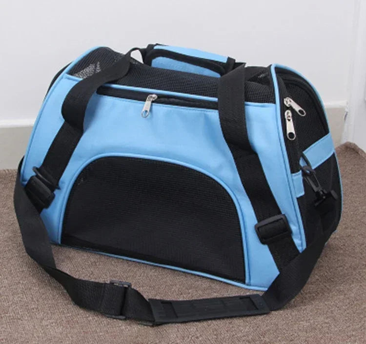 Portable Pet Carrier Bag – Breathable Travel Handbag