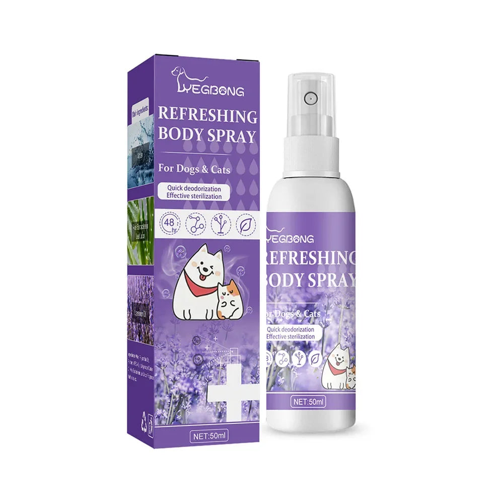Lavender Dog & Cat Deodorizer Spray