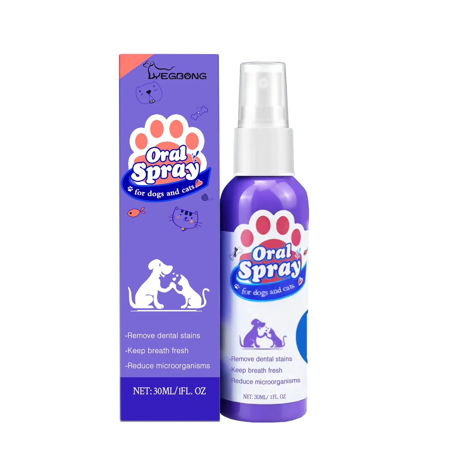 Pet Dental Spray – Dogs & Cats, 30ml