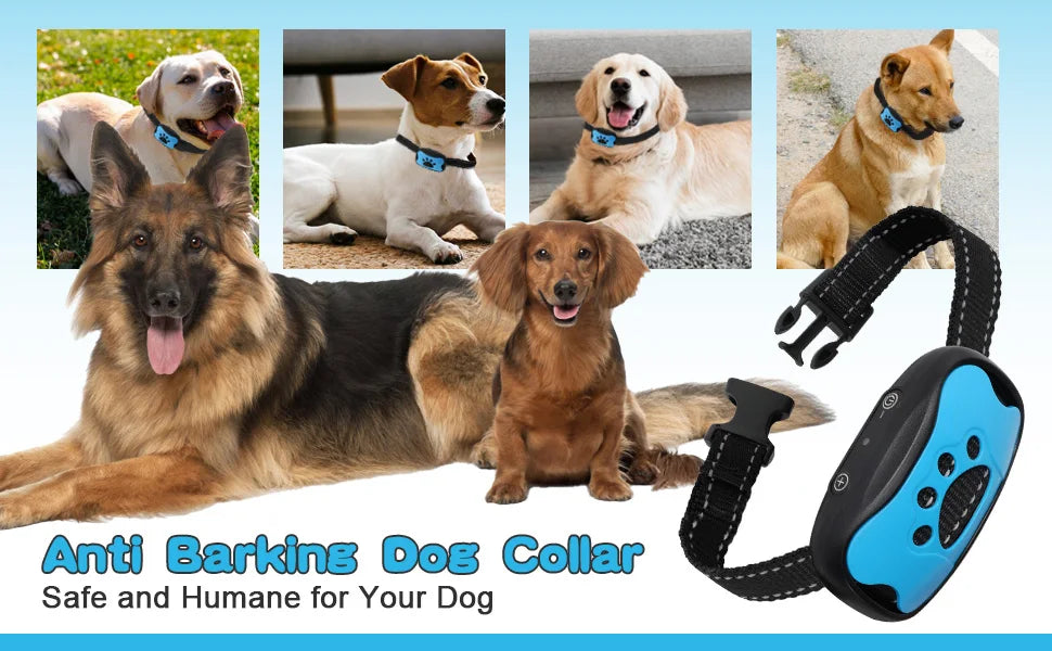 USB Rechargeable Anti-Bark Dog Collar – Ultrasonic & Vibration