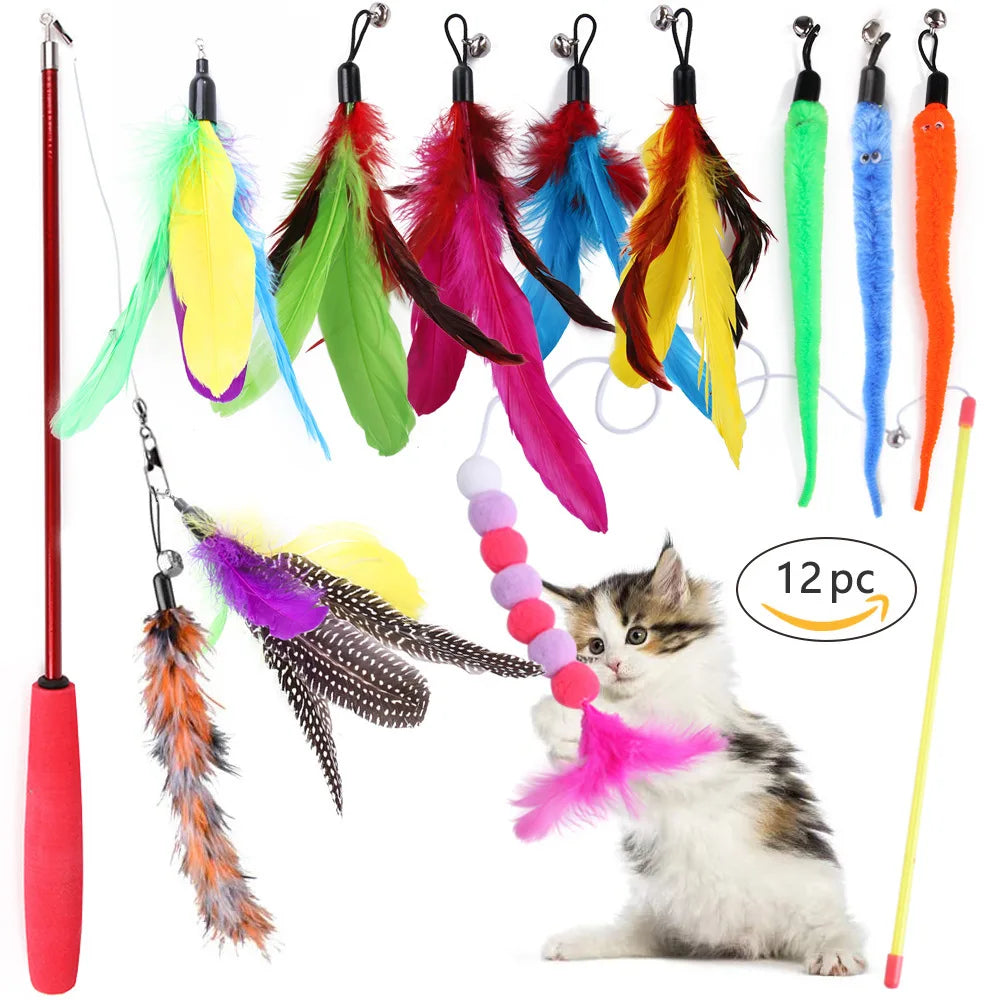 20-Piece Cat Toy Combo Set – Fun Interactive Toys
