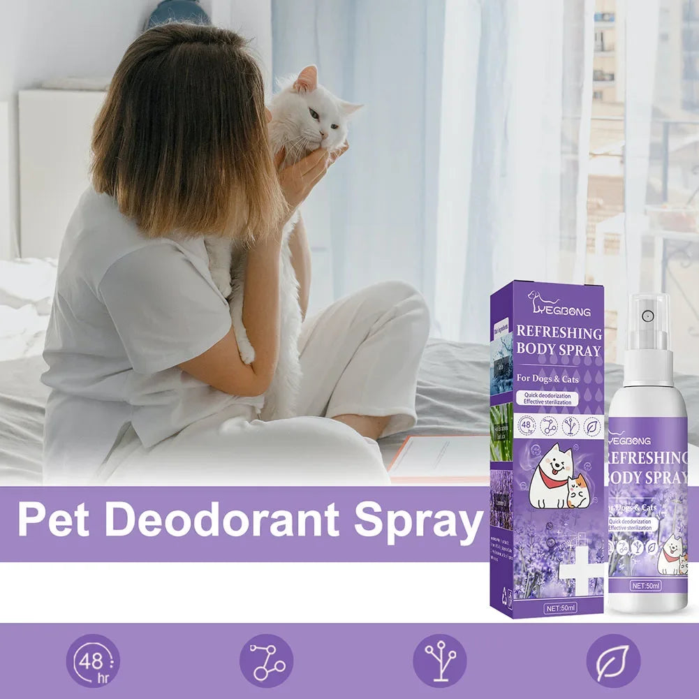 Lavender Dog & Cat Deodorizer Spray