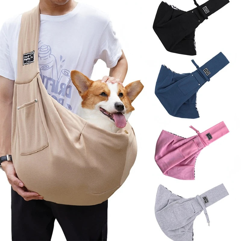 Pet Crossbody Shoulder Bag – Portable Sling Carrier