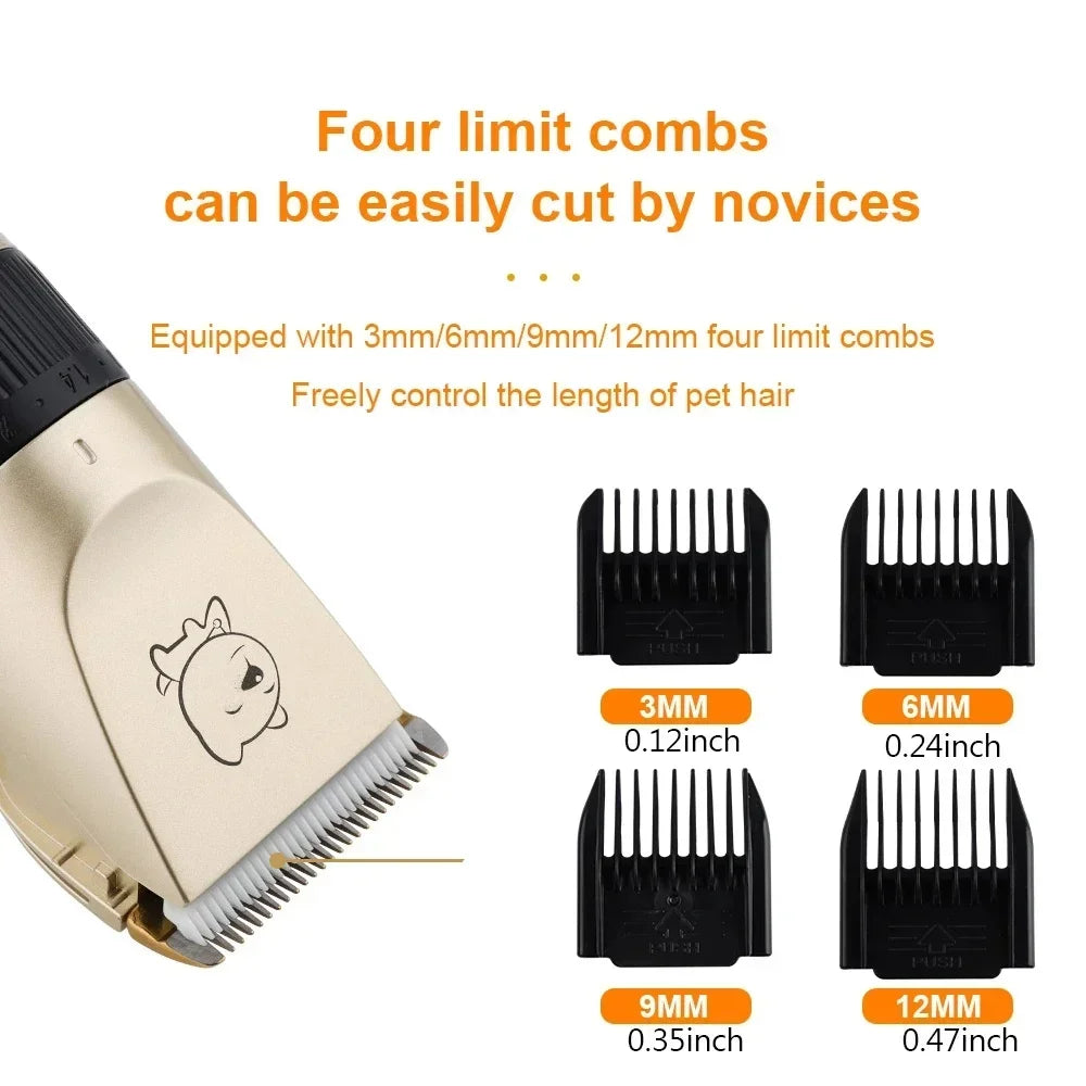 Professional Pet Hair Clipper – USB Rechargeable