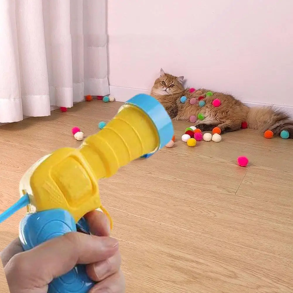 Interactive Cat Toy Ball Launcher