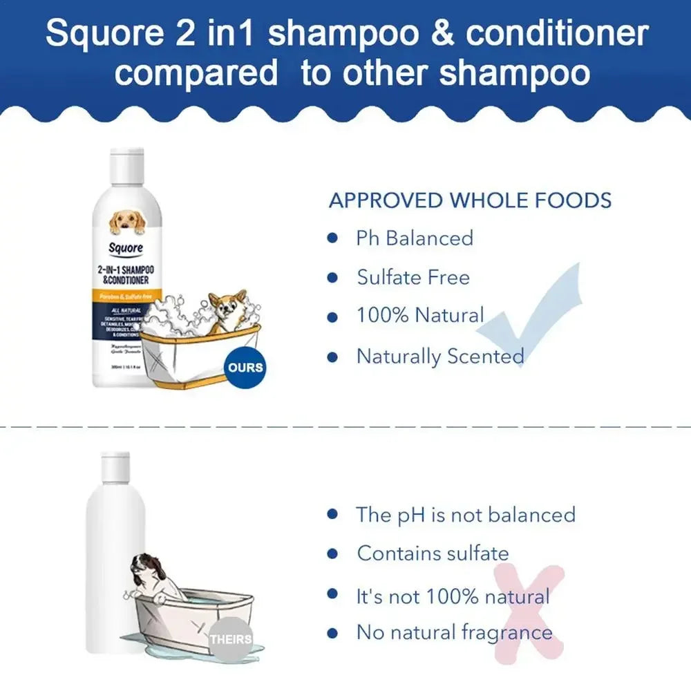 Puppy 2-in-1 Moisturizing Dog Shampoo