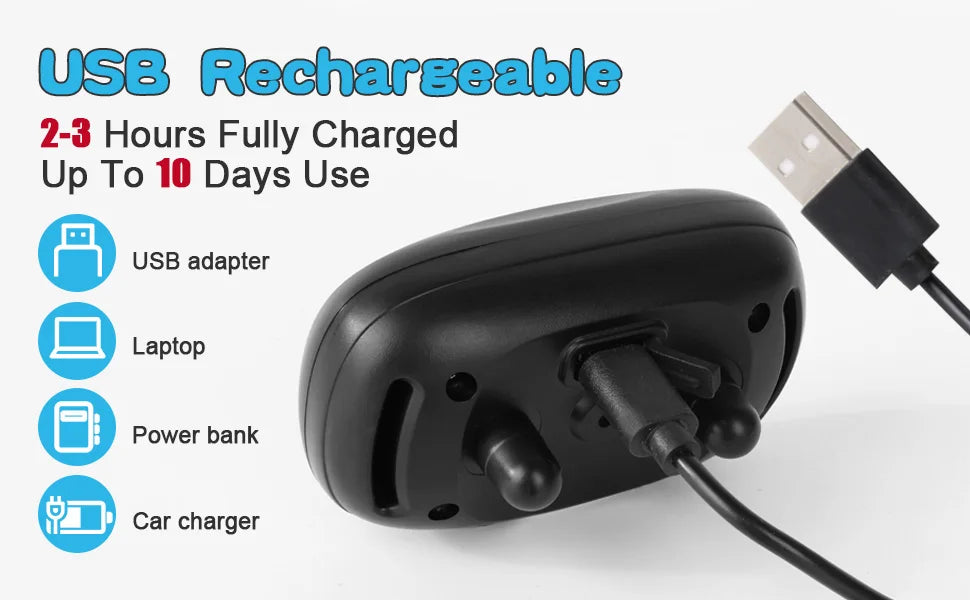 USB Rechargeable Anti-Bark Dog Collar – Ultrasonic & Vibration