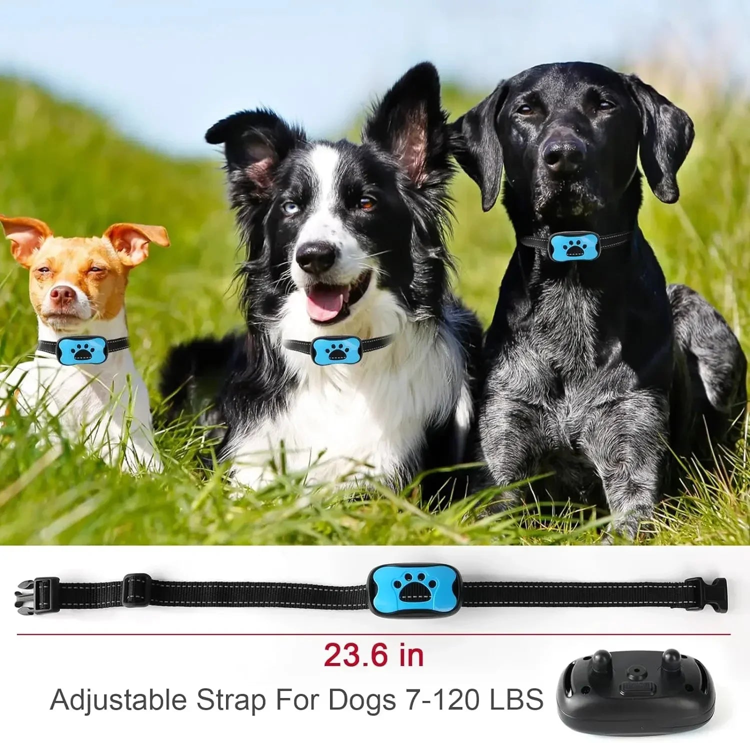 USB Rechargeable Anti-Bark Dog Collar – Ultrasonic & Vibration